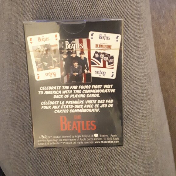 Sealed Beatles playing cards - Picture 2 of 2